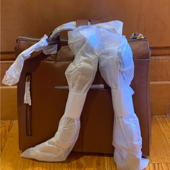 COPY - Fossil Women's Leather Small Backpack ~ Brown - Picture 2 of 5